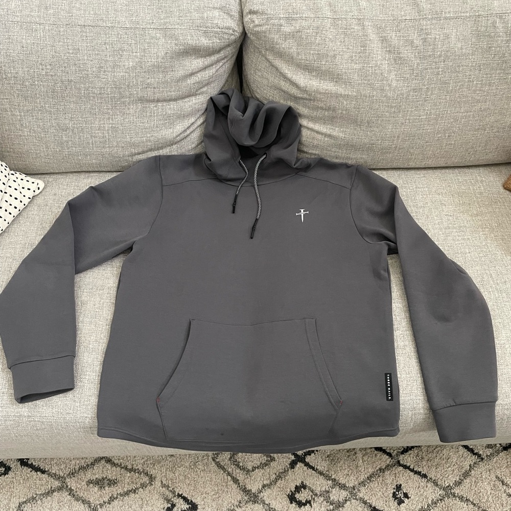 Three Nails Grey Hoodie